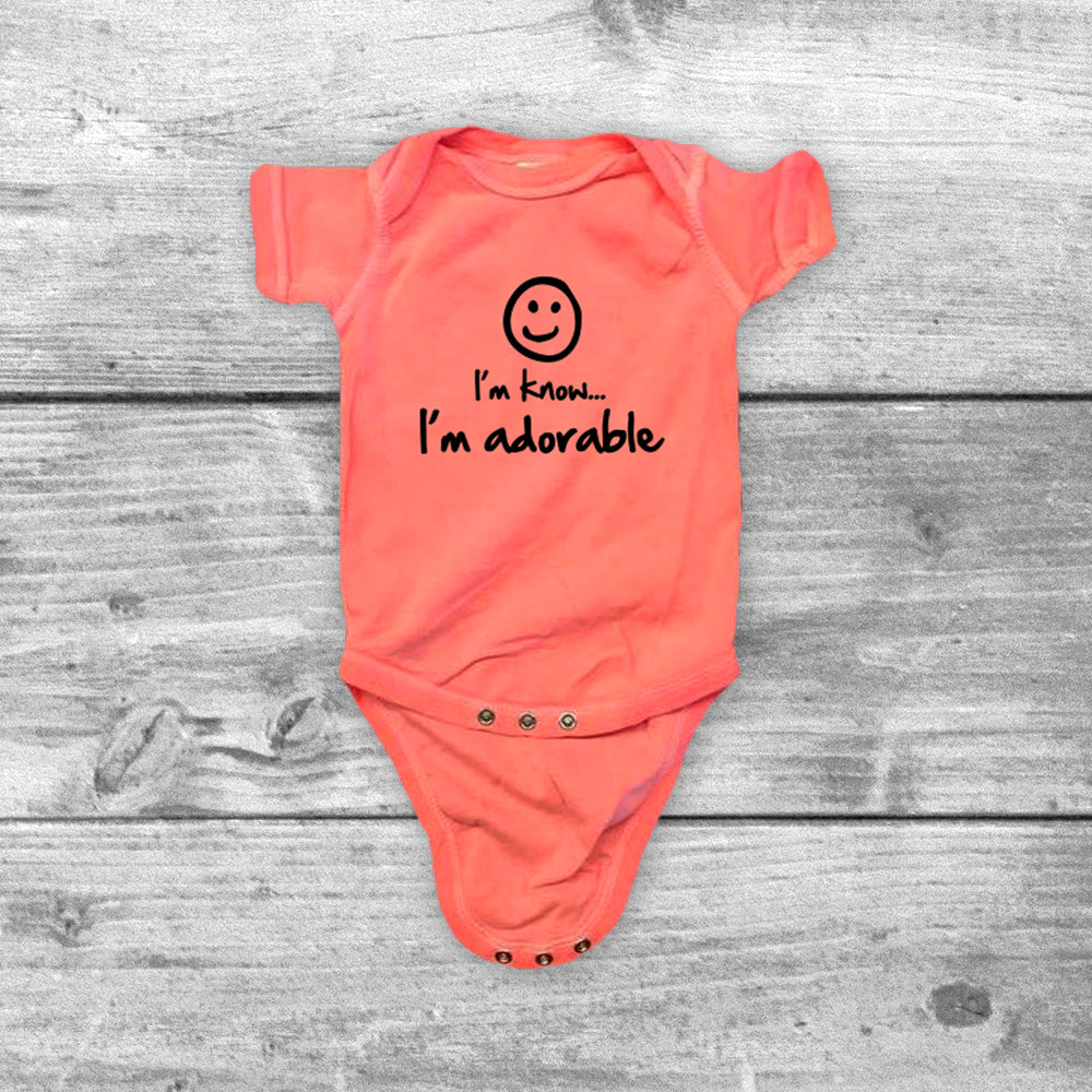 Adorable baby fashion onesies